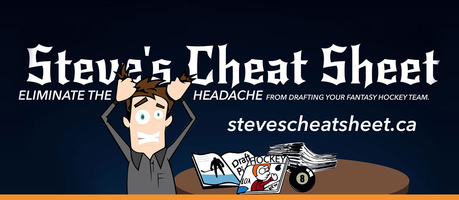 Steve's Cheat Sheet - NHL Hockey Player Projections